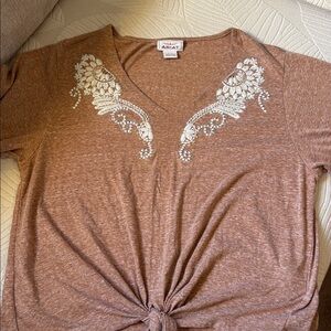 Ariat Heathered Tan Tee